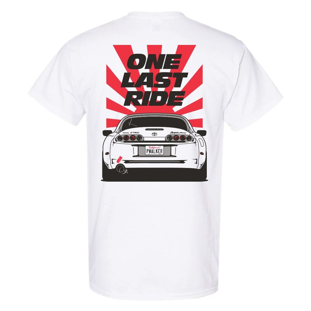 Fast P Walker One Last Ride Furious Shirt Medium
